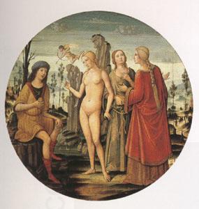 Girolamo di Benvenuto The Judgment of Paris (mk05) oil painting picture
